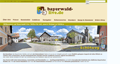 Desktop Screenshot of bayerwald-live.de
